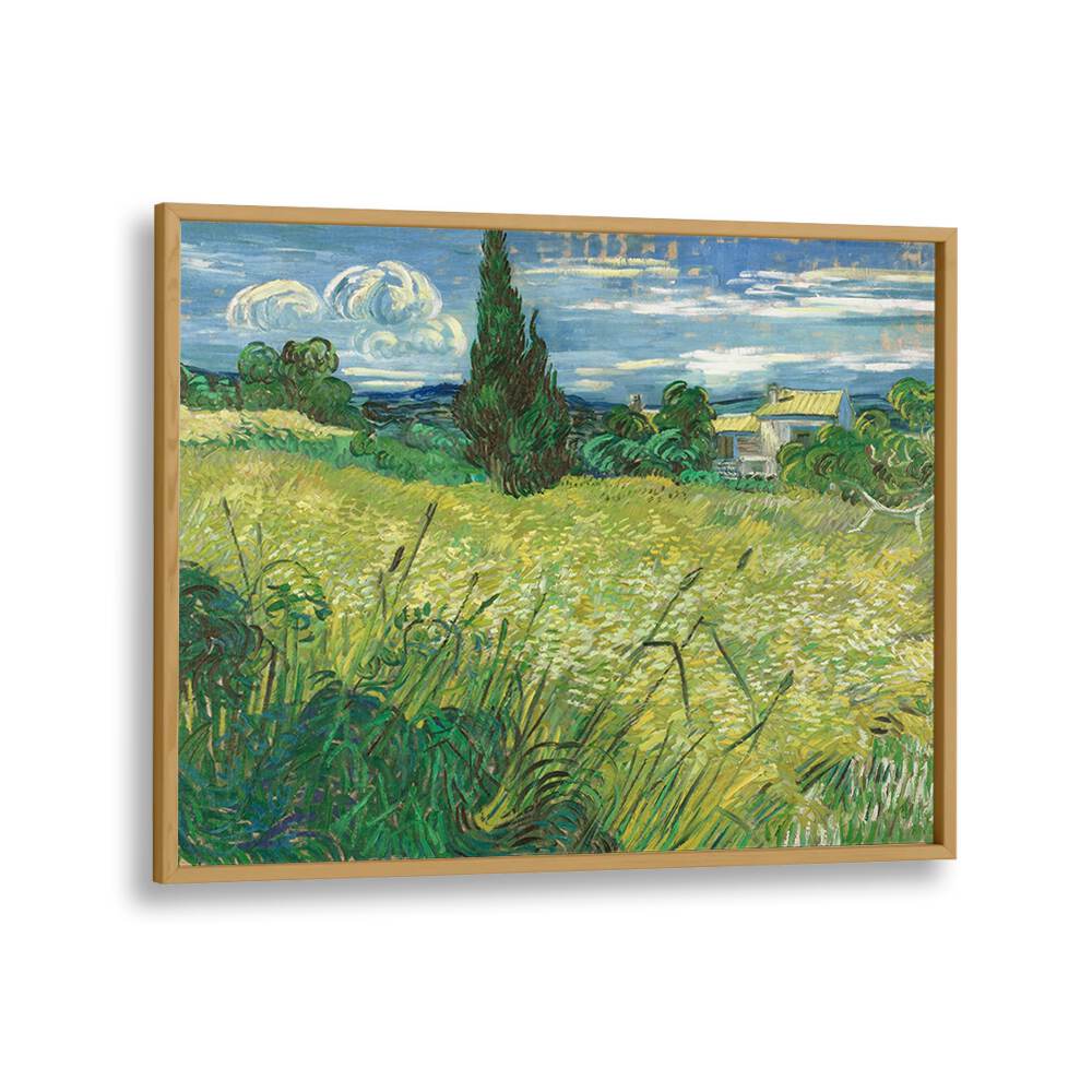 VINCENT VAN GOGH - GREEN FIELD,  VINTAGE PAINTINGS