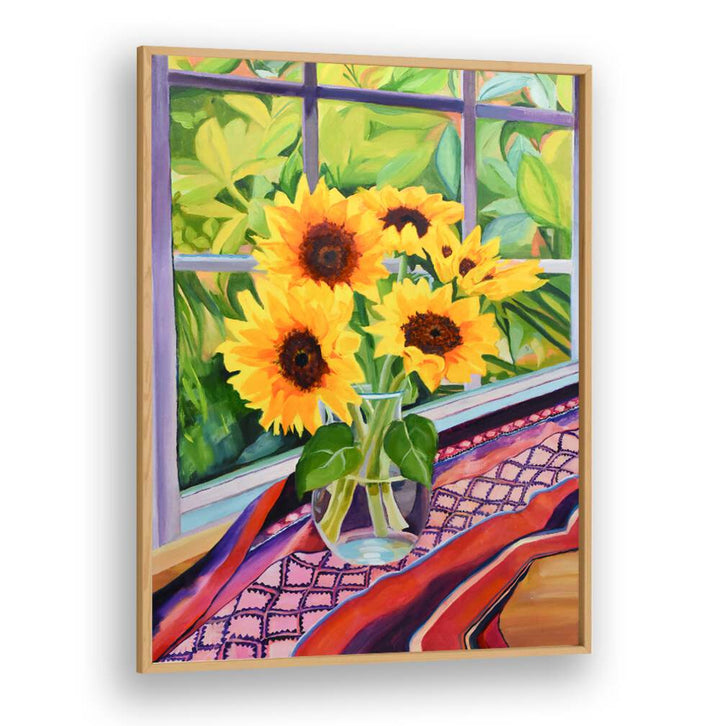 SUNFLOWERS , FLORAL FLOWER PAINTINGS
