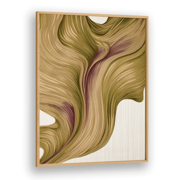Elegant NATURE LINE V, ABSTRACT PAINTINGS featuring flowing textures, perfect for enhancing your eco-friendly space.