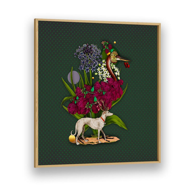Explore the magic of nature with ENCHANTED FOREST VII, ANIMAL PAINTINGS, featuring vibrant flora and whimsical animals.