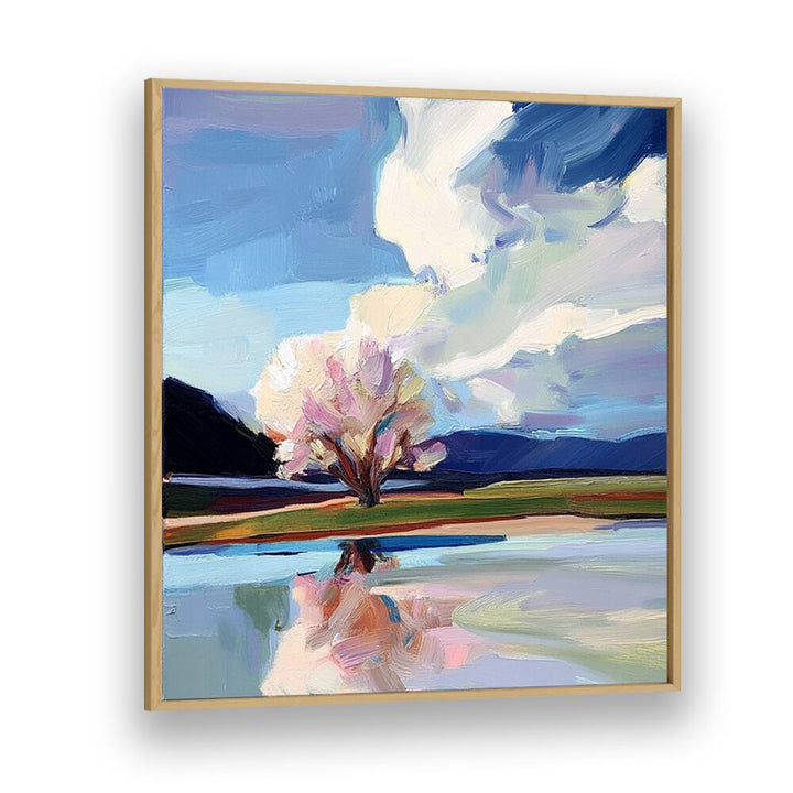 Stunning TREE BY THE BEACH artwork captures coastal serenity, perfect for bringing nature into your home decor.