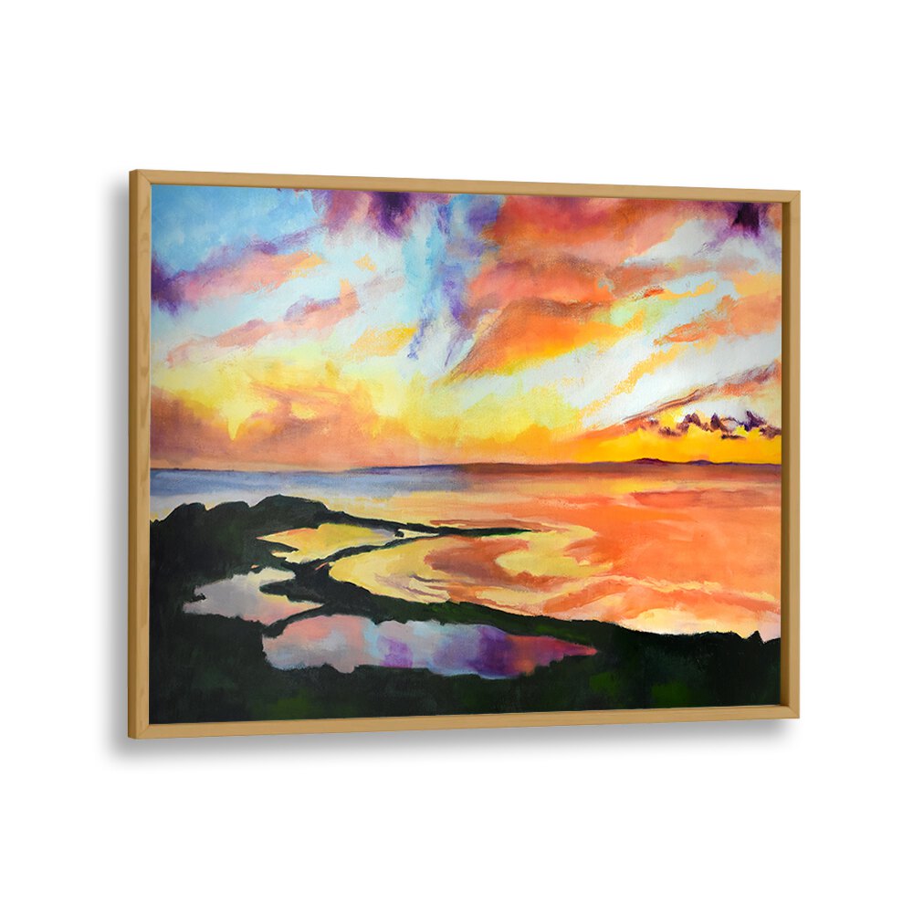 SUNSET II , BEACH PAINTINGS