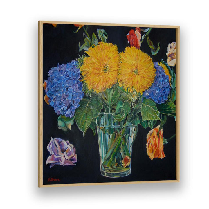 FLORAL BOUQUET , FLORAL FLOWER PAINTINGS