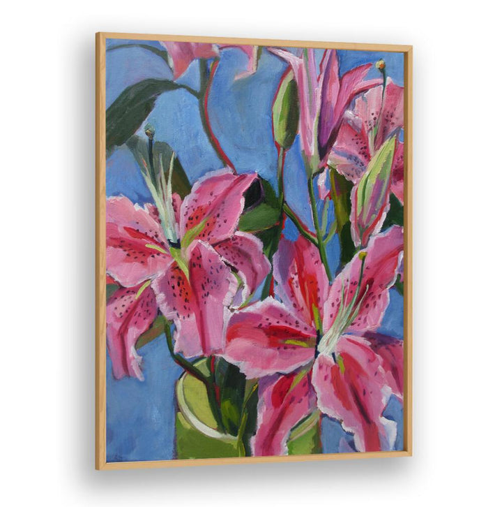 LILIES , FLORAL FLOWER PAINTINGS