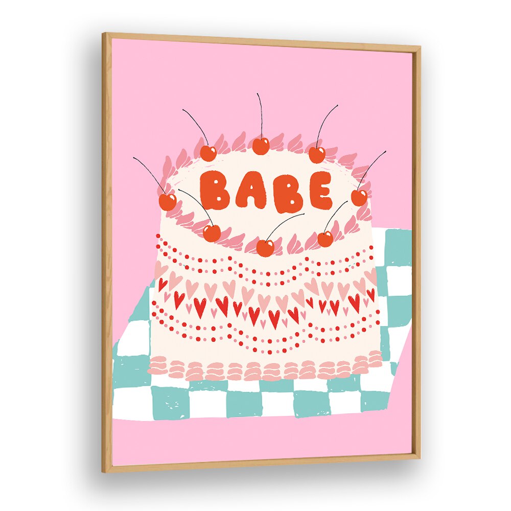 CAKE FOR MY BABE BY DUCHESS PLUM ,CAFE ART PRINTS , CAFE POSTERS