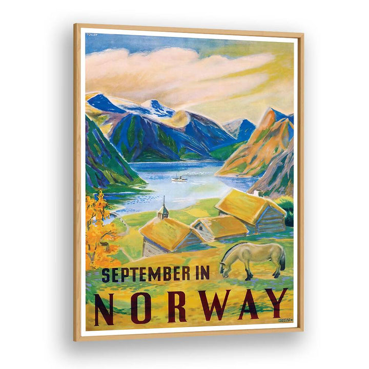 Stunning NORWAY, VINTAGE TRAVEL POSTERS showcasing breathtaking landscapes and rich culture, perfect for any decor.