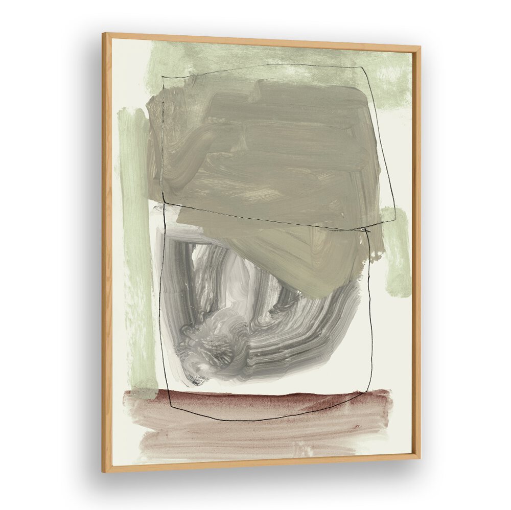 Discover the LINE AND SHAPE III, ABSTRACT PAINTINGS—a stunning piece enhancing your space with modern abstract art.