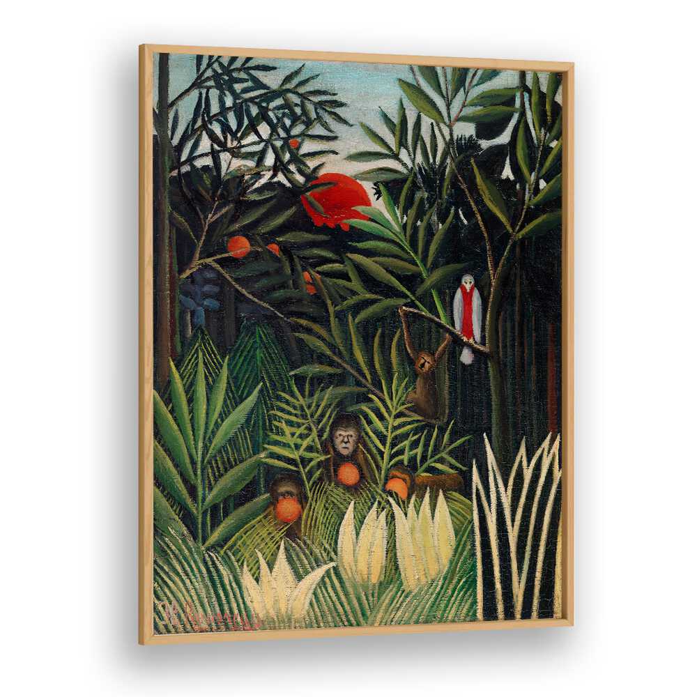 MONKEYS AND PARROT  (1905–1906) , VINTAGE PAINTINGS