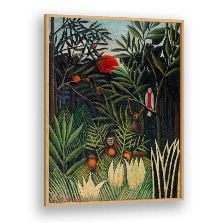 MONKEYS AND PARROT  (1905–1906) , VINTAGE PAINTINGS