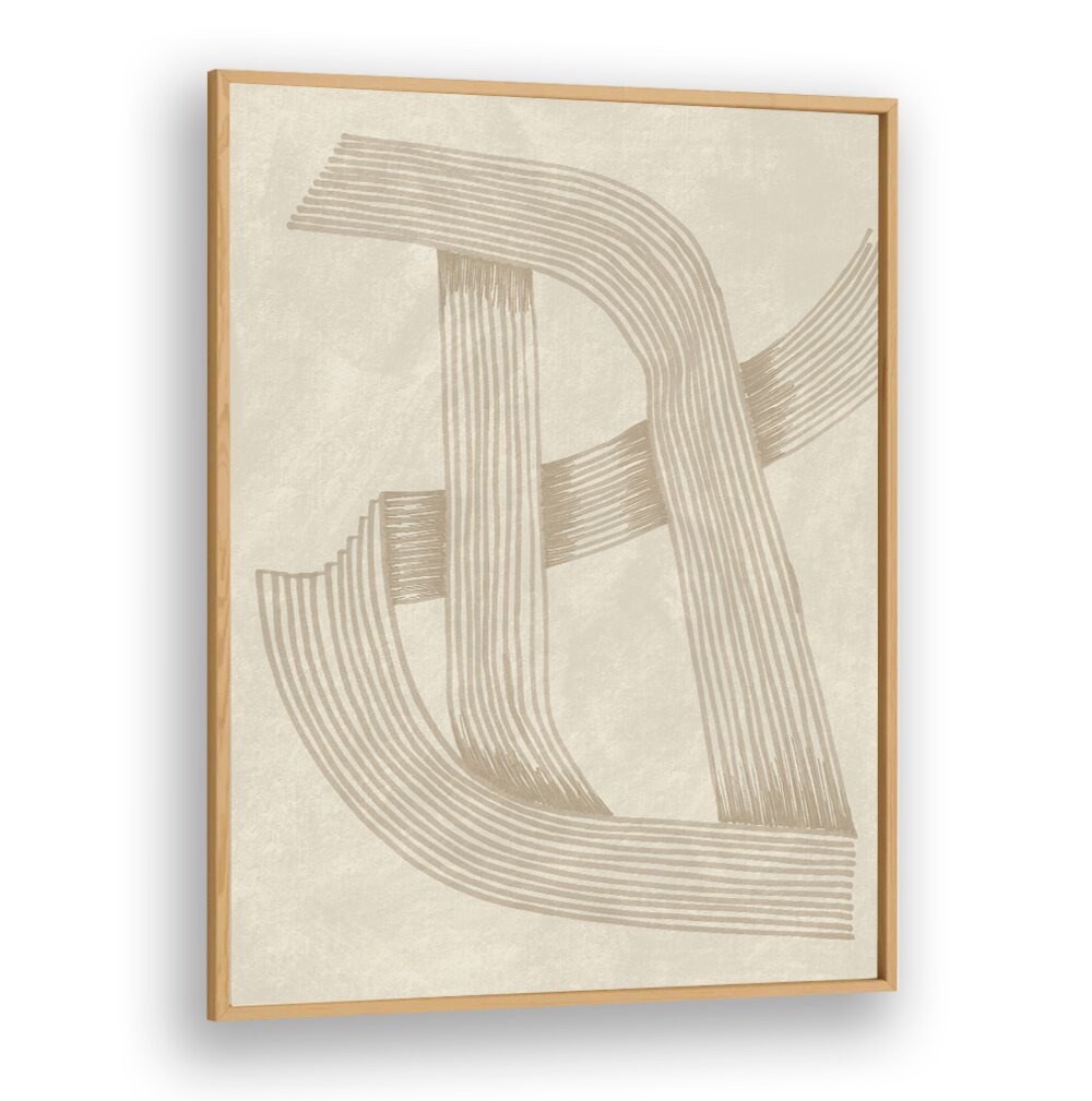 Elegant wall art showcasing the ABSTRACT SOPHISTICATED LINE 02, perfect for modern decor enthusiasts.