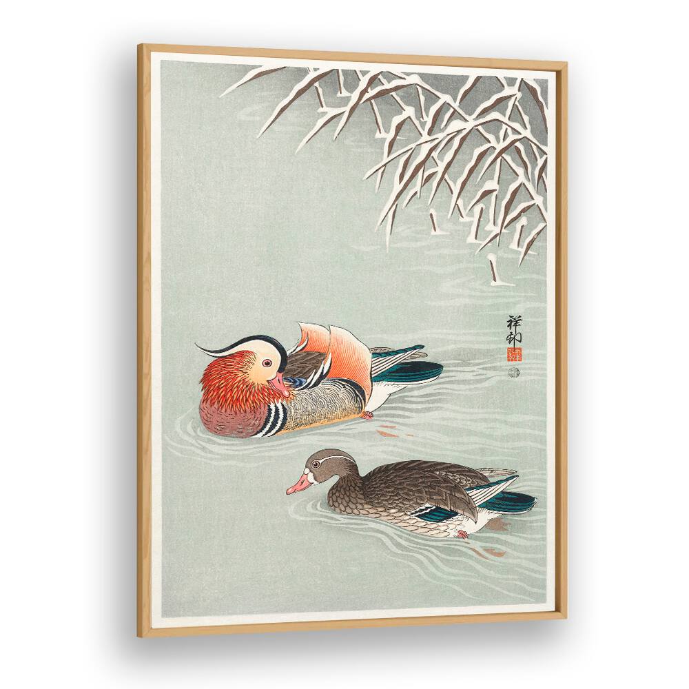 MANDARIN DUCKS (1925 - 1936)   , JAPANESE PAINTINGS , JAPANESE ART PRINTS