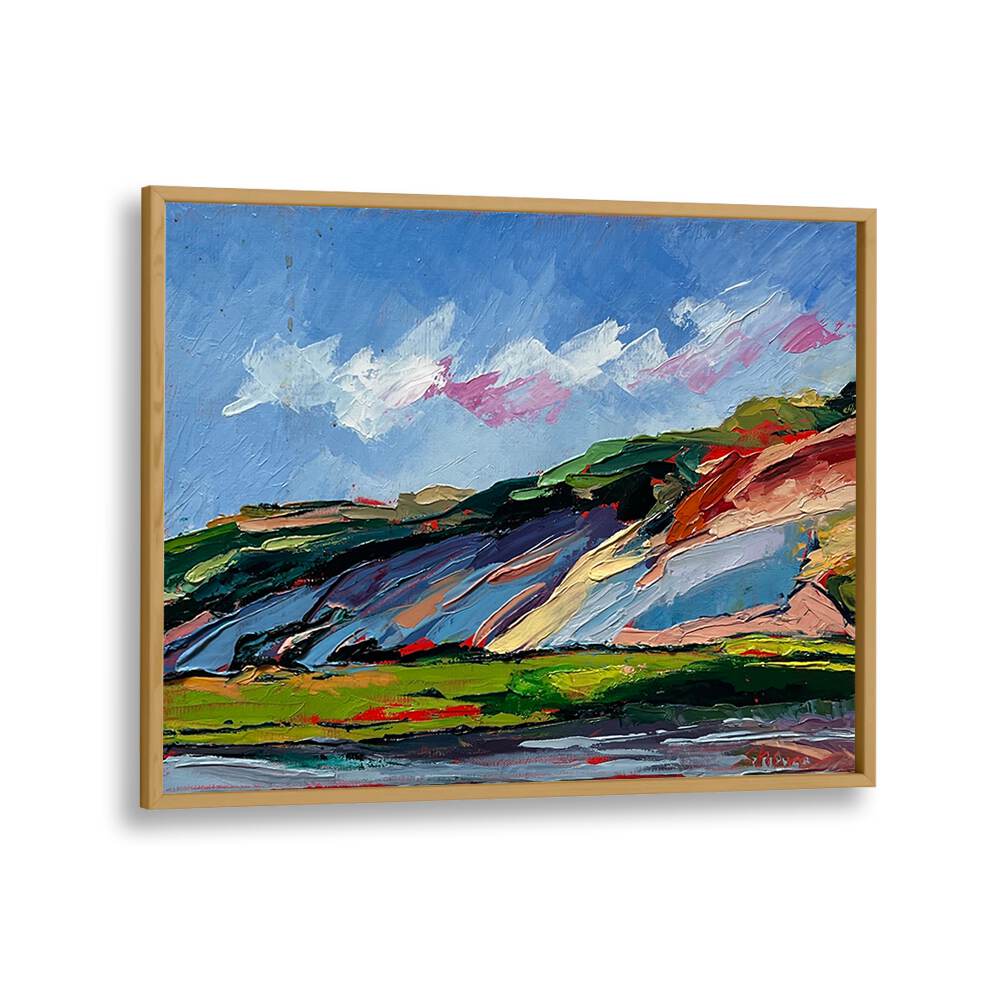 COLORFUL DUNES , LANDSCAPE PAINTINGS