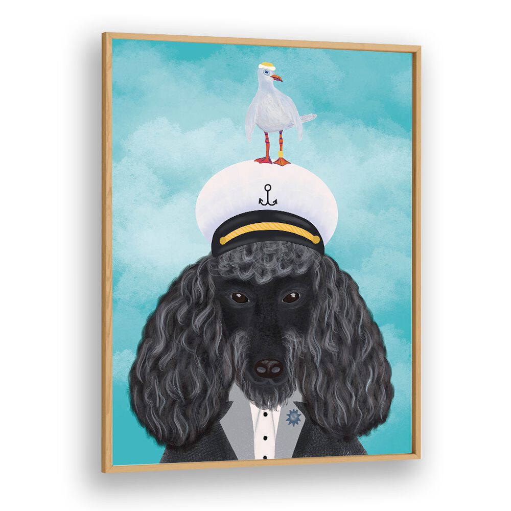 CAPTAIN DOG , WILDLIFE PAINTINGS , WILDLIFE POSTERS