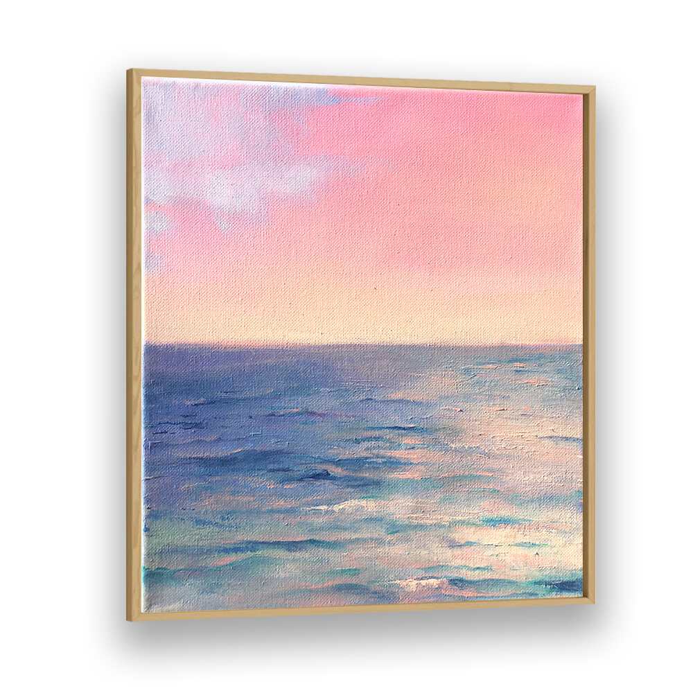 PINK SUNSET , LANDSCAPE PAINTINGS