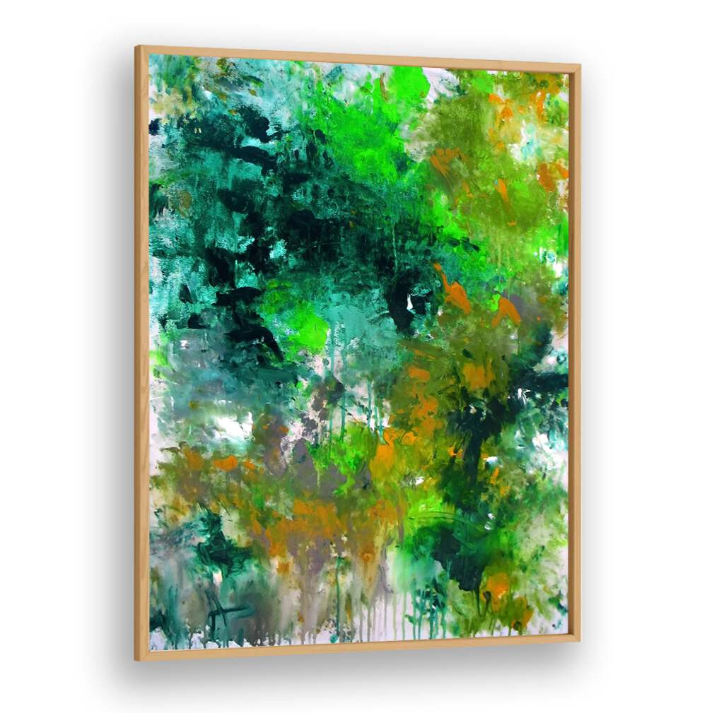 Vibrant FOREST, ABSTRACT PAINTINGS showcasing dynamic brush strokes and a captivating nature-inspired palette.