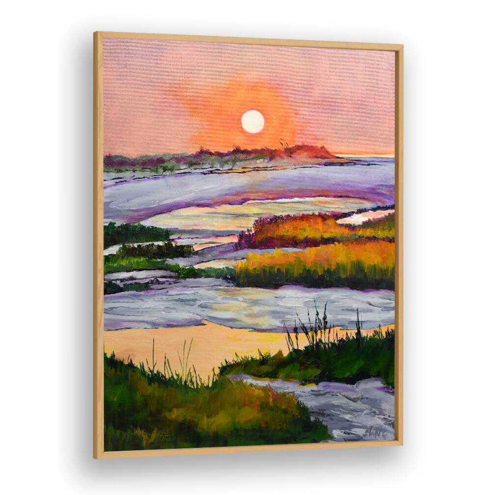 SUNSET , LANDSCAPE PAINTINGS