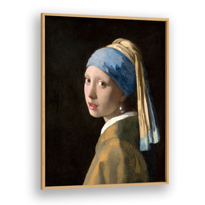 GIRL WITH A PEARL EARRING (CA. 1665)  BY JOHANNES VERMEER, VINTAGE PAINTINGS