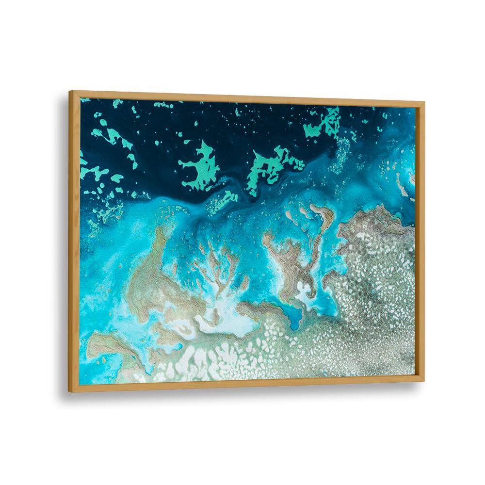 Vibrant CORAL THE OASIS, ABSTRACT PAINTINGS enhance your space with rich colors and dynamic shapes. Perfect for modern decor.