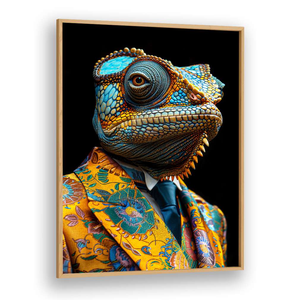 WILD SUITS - CHAMELEON , ANIMAL PAINTINGS