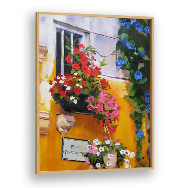 SUMMER IN CENTRAL PARK , FLORAL FLOWER PAINTINGS