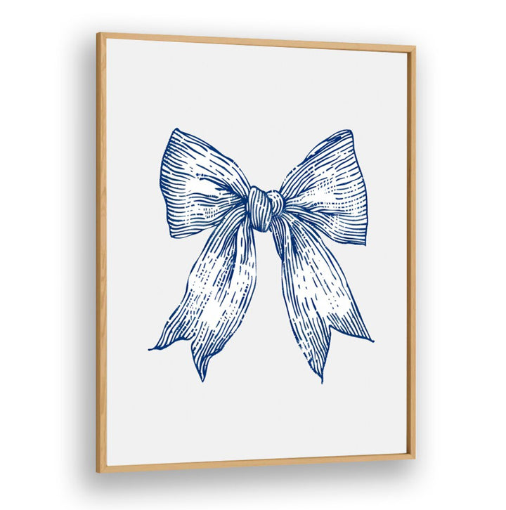 DARK BLUE COASTAL STRIPED BOW