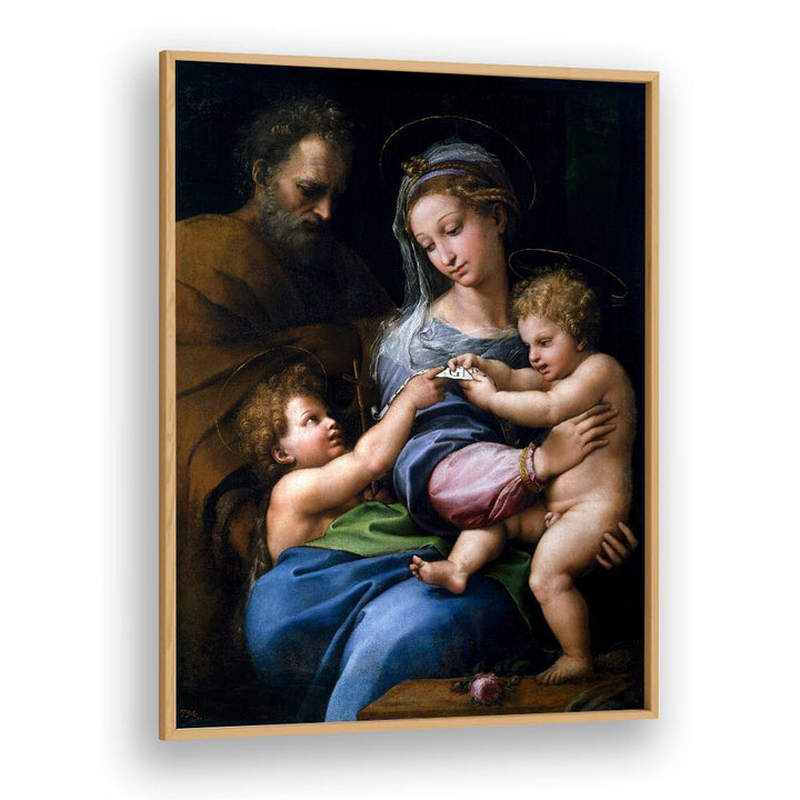 MADONNA OF THE ROSE (1517) BY RAPHAEL RAFFAELLO , VINTAGE PAINTINGS