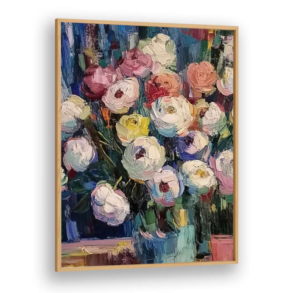 Vibrant FLOWER IN A VASE II art piece, perfect for enhancing any living space or office decor.