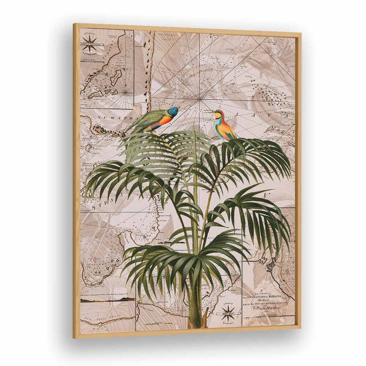 Explore vibrant colors in "INDONESIA JUNGLE III, ANIMAL PAINTINGS" showcasing exotic birds and lush greenery.