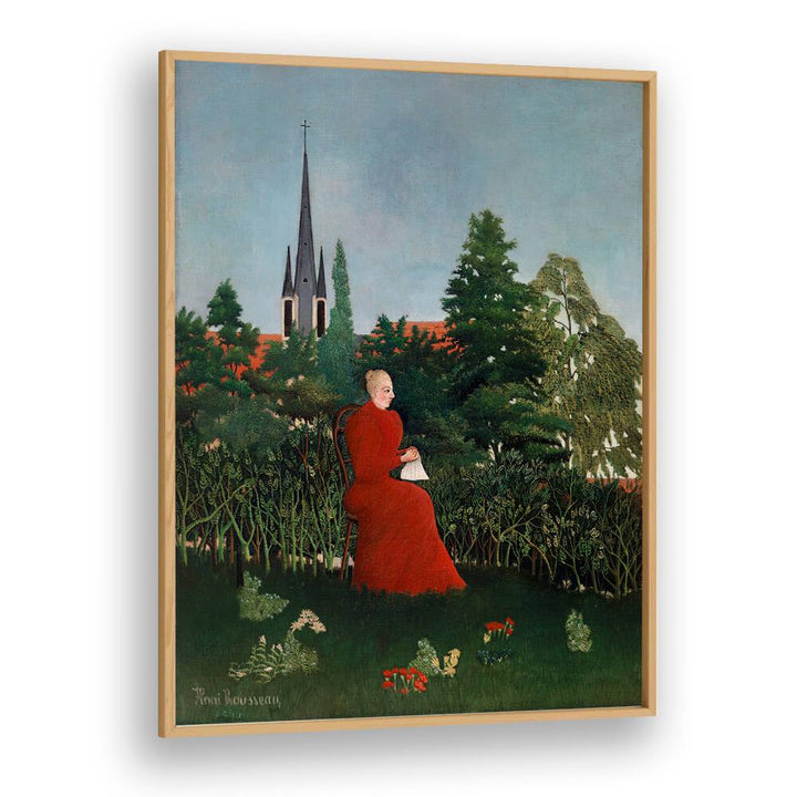 WOMAN IN A LANDSCAPE (1893–1896) , VINTAGE PAINTINGS