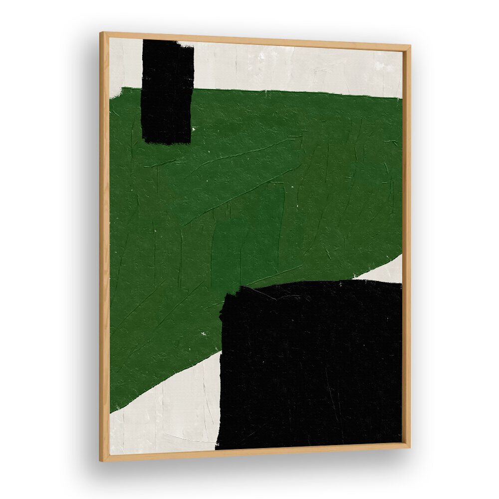 GREEN BEIGE BLACK OIL ABSTRACT PAINTING BY THE MIUUS STUDIO , ABSTRACT PAINTINGS, ABSTRACT ART PRINTS