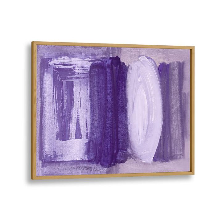 Stunning BRUSHSTROKES SOFT PURPLE, ABSTRACT PAINTINGS, featuring serene hues for elegant home décor transformation.