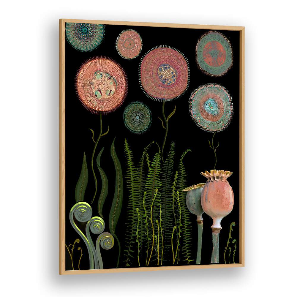 Vibrant POPPY GARDEN, FLORAL FLOWER PAINTINGS showcase elegant floral designs, perfect for your home or office decor.