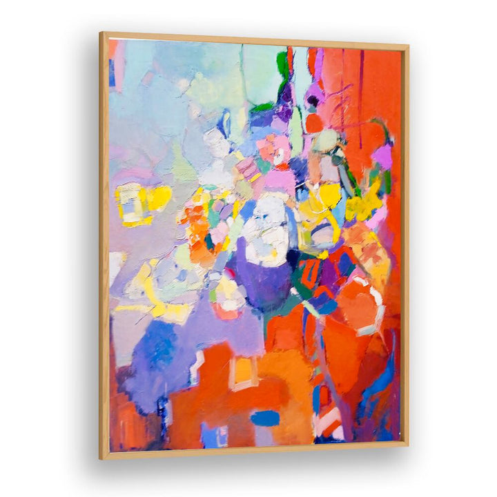 Vibrant ORIGINAL RUG and ABSTRACT PAINTINGS enhance your living space with luxury and artistic flair.