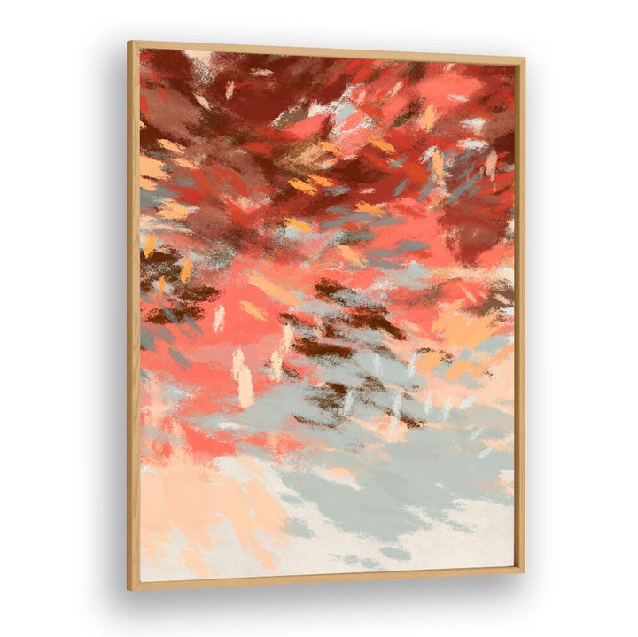 Vibrant hues and patterns define AUTUMN SHADOWS III, ABSTRACT PAINTINGS, capturing fall's enchanting beauty.