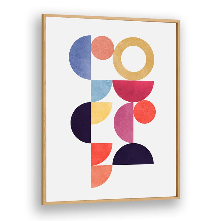 Bright and colorful CIRCLES IN HARMONY VII, GEOMETRIC ART PRINTS, enhancing wellness and artistry for your space.