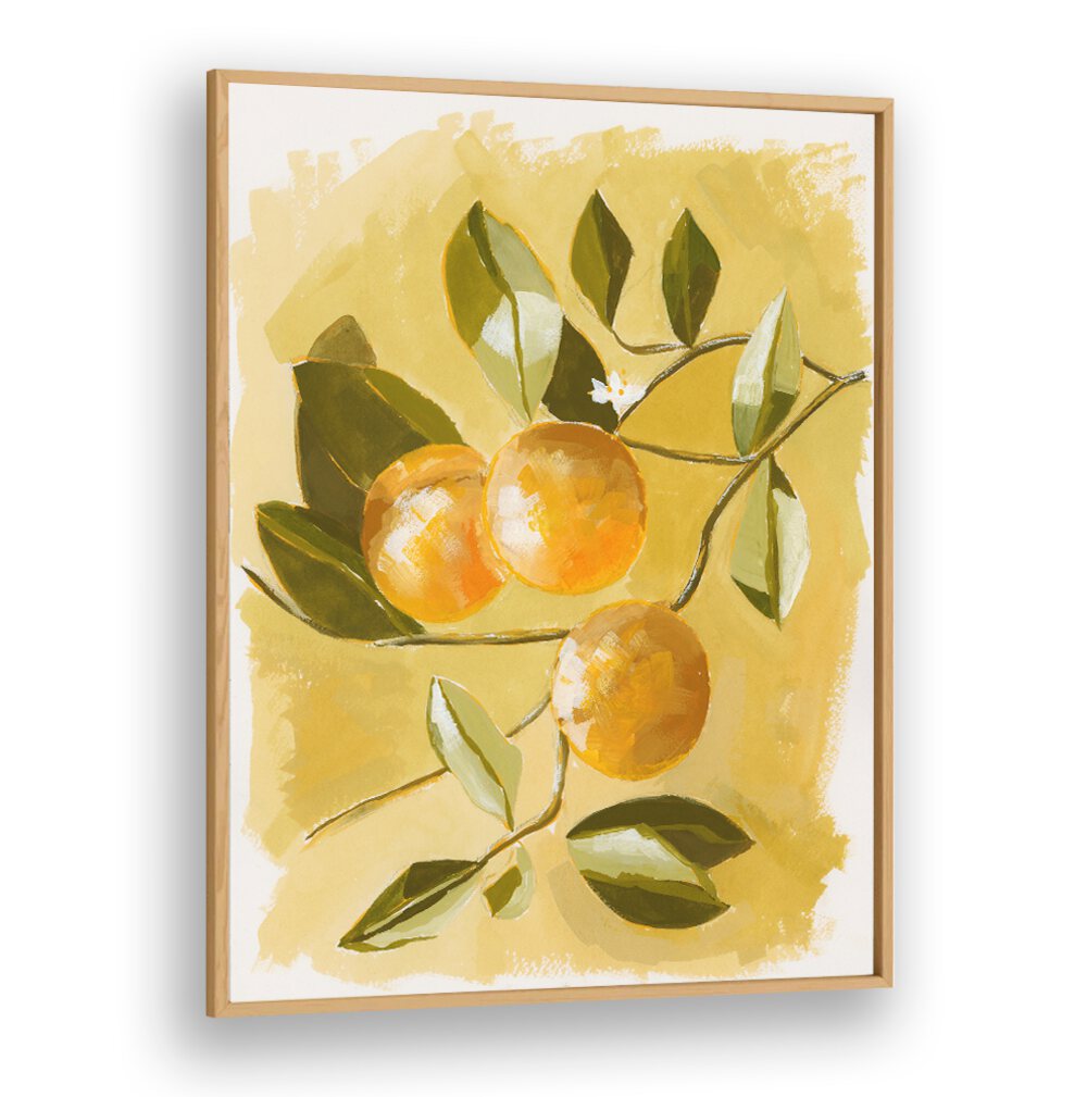 Vibrant ORANGE TREE artwork, perfect for adding warmth to any home or garden decor.
