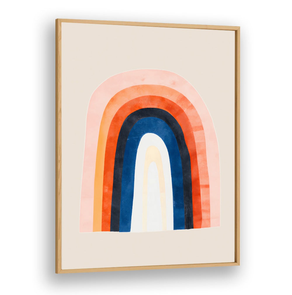 OVER THE RAINBOW , KIDS ROOM PAINTINGS with vibrant rainbow arches in warm and cool tones, perfect for a joyful kids’ bedroom.