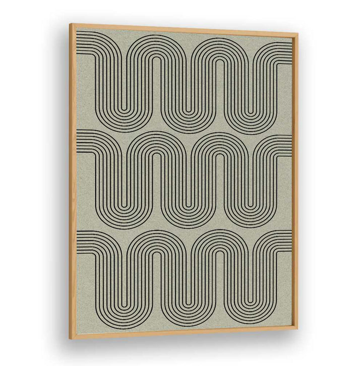 Stylish MODERN WAVES NO.II, GEOMETRIC ART PRINTS featuring fluid lines, perfect for enhancing any contemporary space.