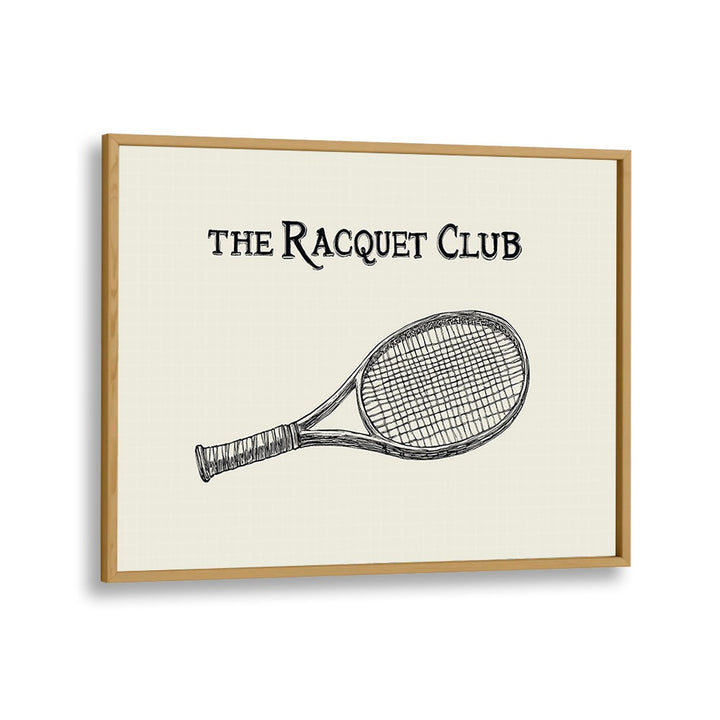 Vintage Tennis Racquet Illustration showcasing classic sports moments, perfect for sports posters enthusiasts.