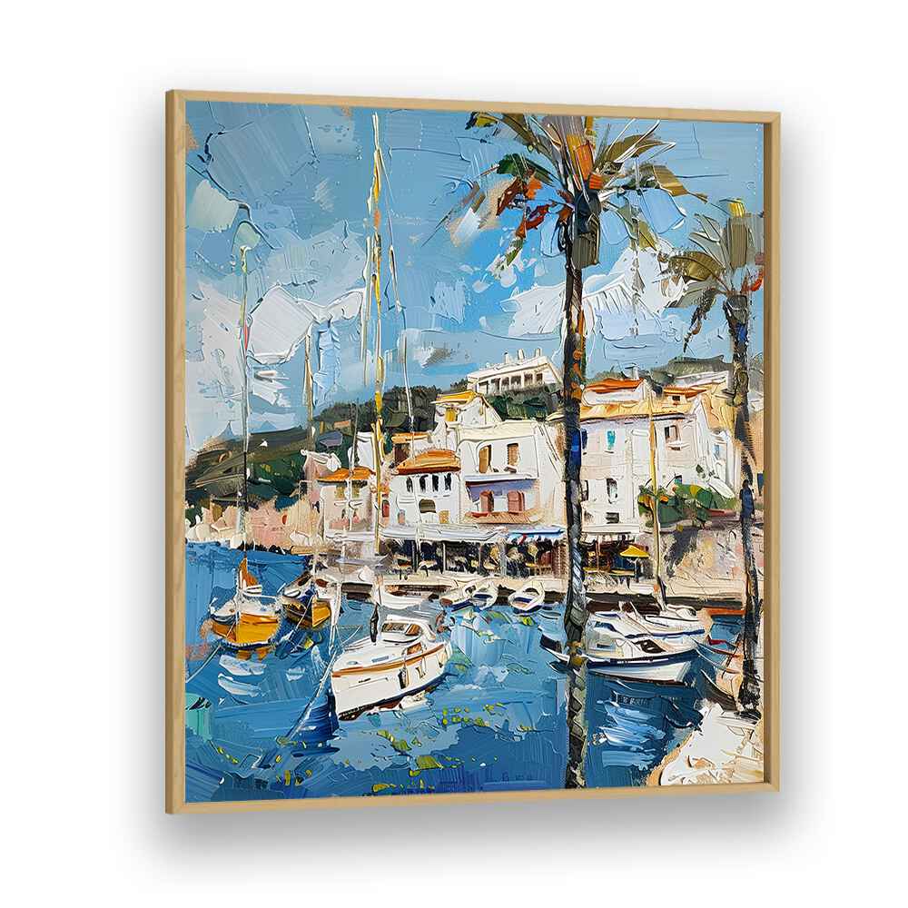 Vibrant painting capturing the essence of SANT JUAN SPAIN, perfect for travel lovers and art enthusiasts.