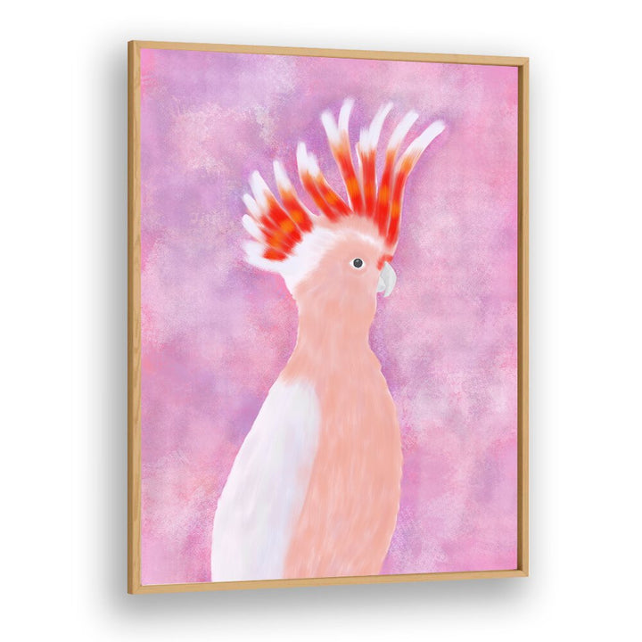 PINK COCATOO BIRD , WILDLIFE PAINTINGS , WILDLIFE POSTERS