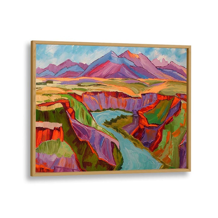 COLORFUL SUNSET , LANDSCAPE PAINTINGS