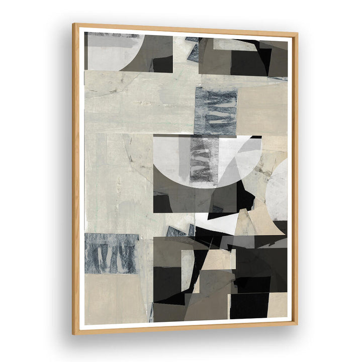 Sophisticated MONOCHROME COMPOSITION NO III, ABSTRACT PAINTINGS elevates modern decor with captivating artistry.