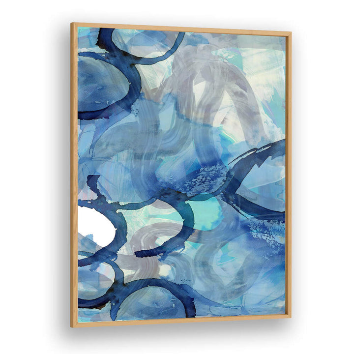 Captivating BLUE ABSTRACT SWIRLS 2, ABSTRACT PAINTINGS, perfect for enhancing your space with vibrant colors.