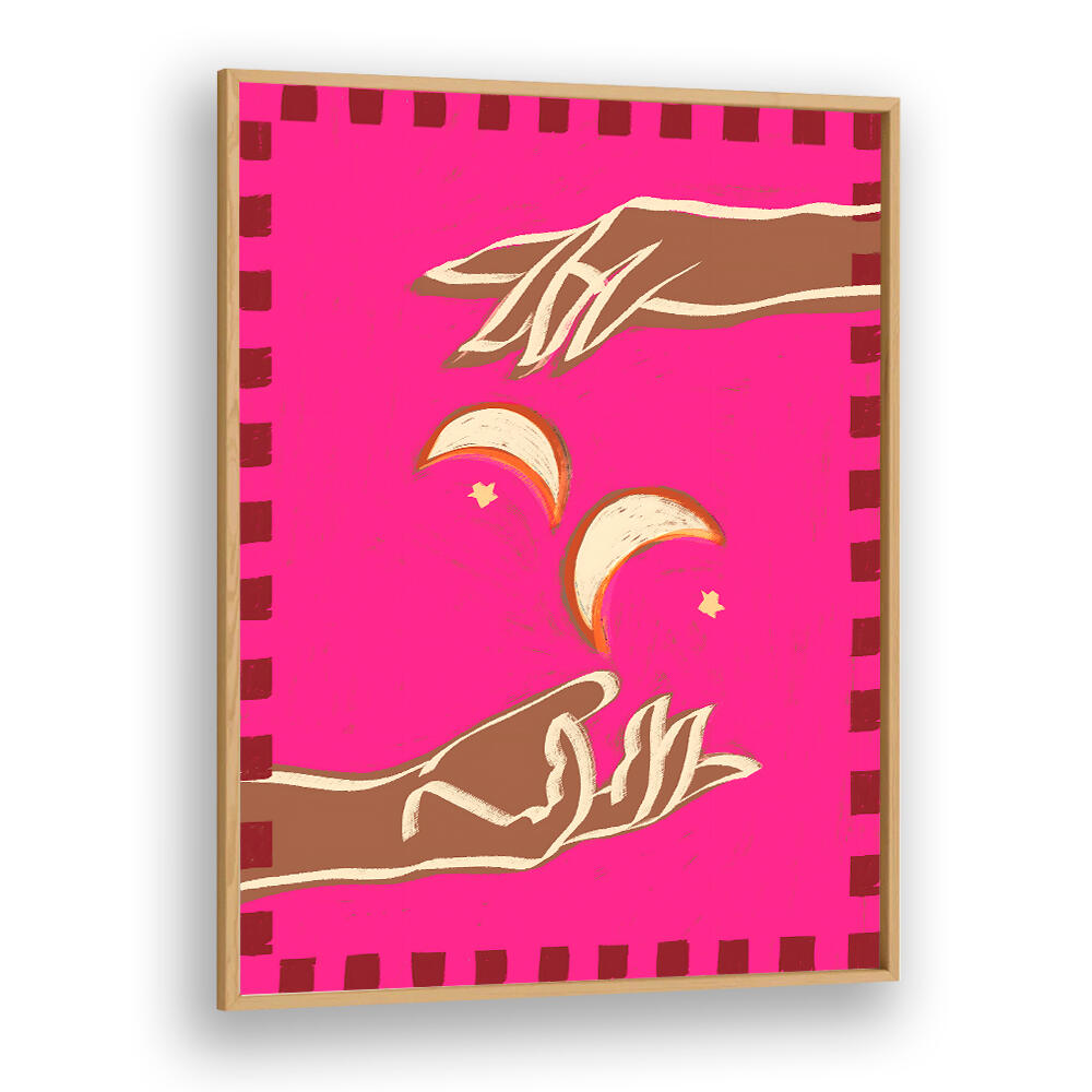 A COUPLE OF MOONS , BOHO ART PAINTINGS