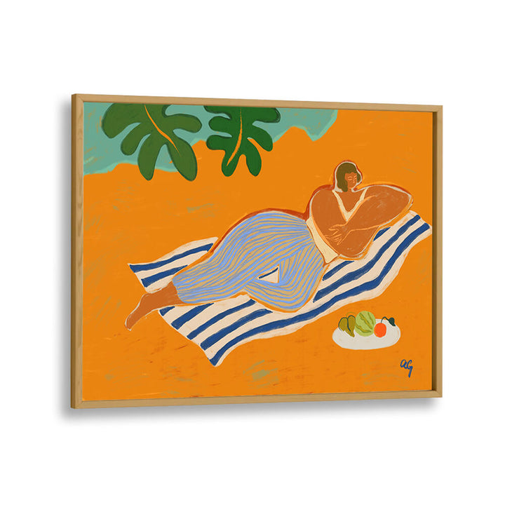 A DAY AT THE BEACH , PORTRAITS & FIGURATIVE ILLUSTRATIONS