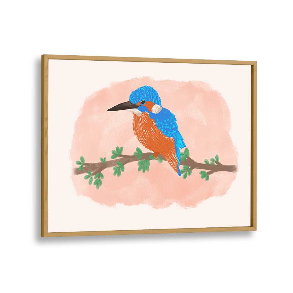 KINGFISHER II , ANIMAL PAINTINGS