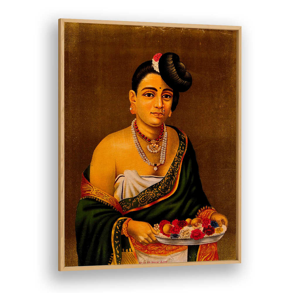A NAYAR LADY WITH DISTINCTIVE HAIRSTYLE