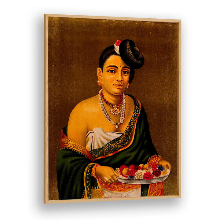 A NAYAR LADY WITH DISTINCTIVE HAIRSTYLE