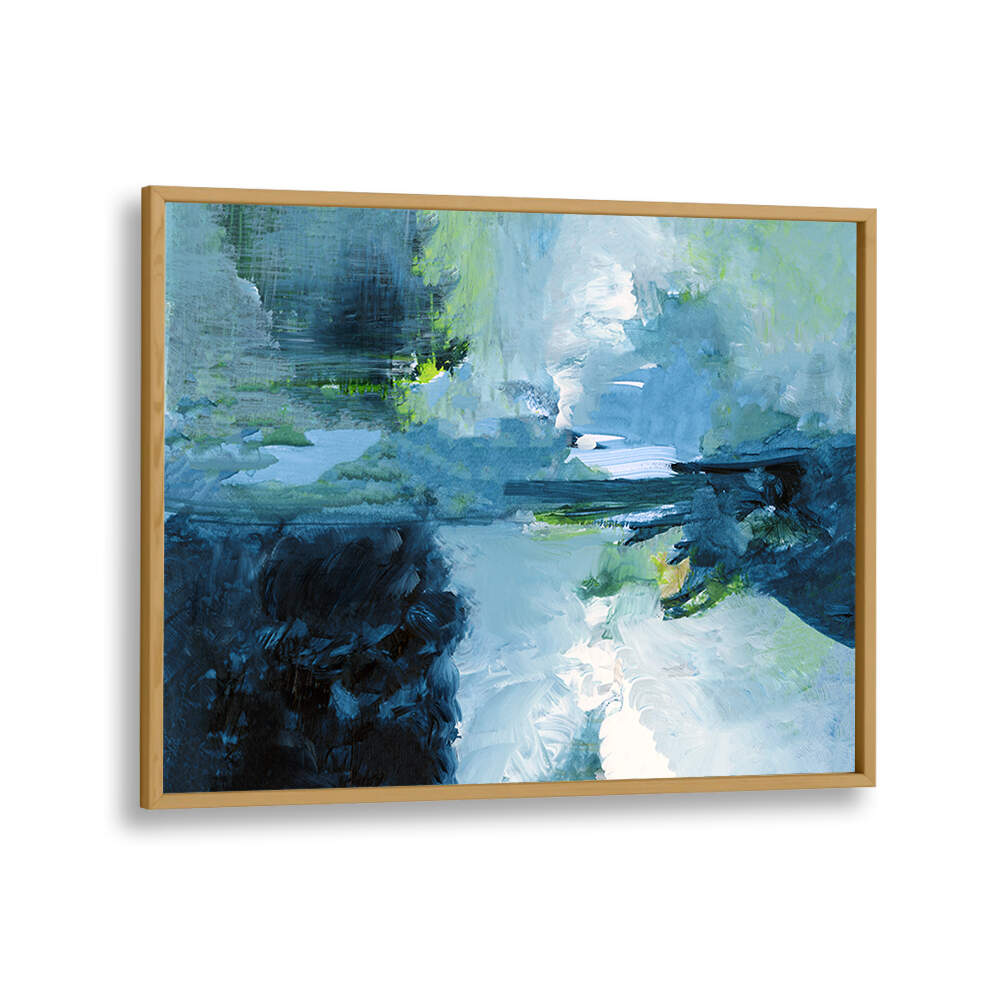 A QUIET REFLECTION II, ABSTRACT PAINTINGS showcases serene colors and textures, perfect for a tranquil home ambiance.